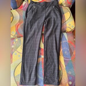 Gray & Black Plaid Stretch Pants | Business Casual | Comfy Chic